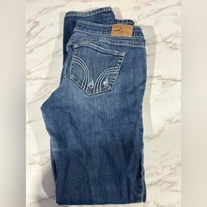 Hollister Women's Classic Blue Boot Cut Jeans